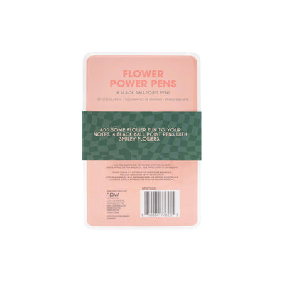 Flower Power Pens-4 Pack