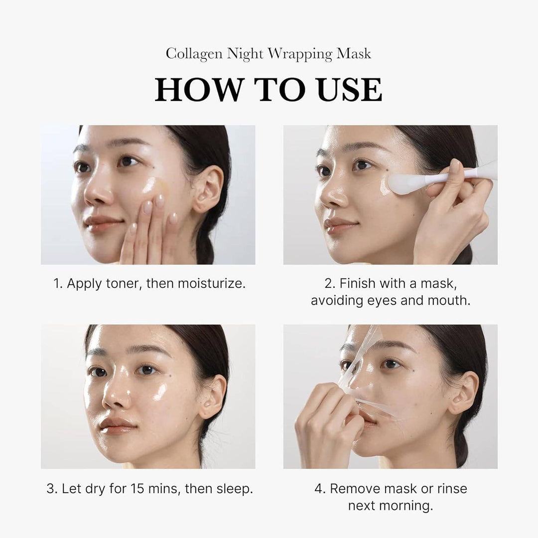 MEDICUBE Collagen Overnight Wrapping Peel Off Facial Mask 75ml