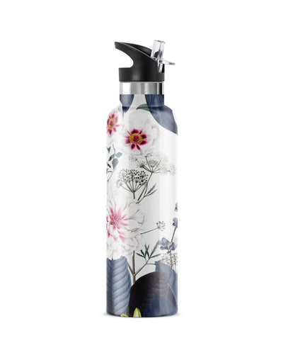 PEONY | 25 oz Insulated Water Bottle Flip' n' Sip Lid