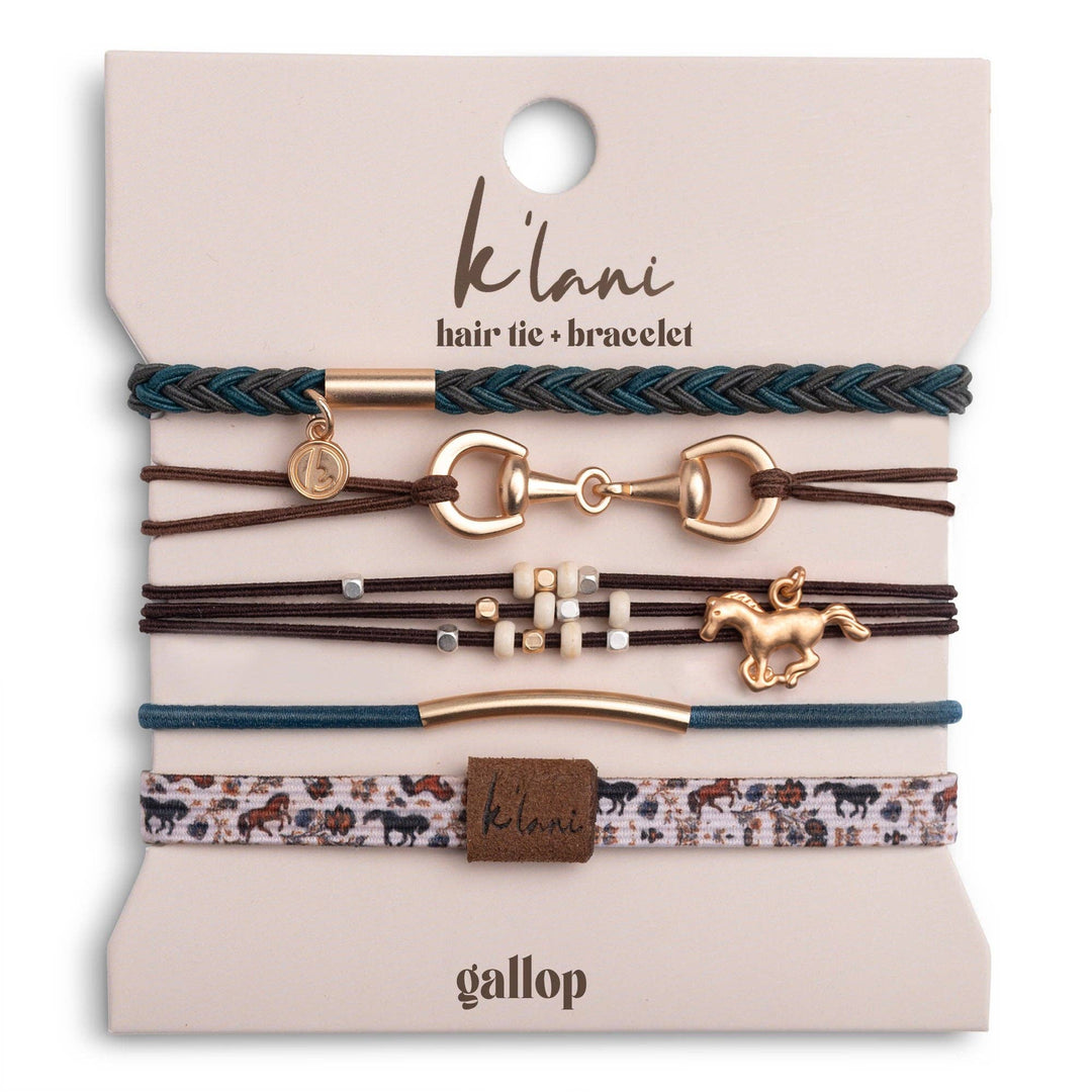 Hair Tie Bracelets-Gallop
