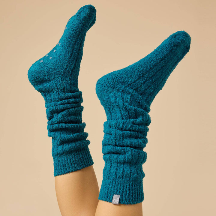 Women's Slouchy Fuzzy Socks with Non-Slip Grippers