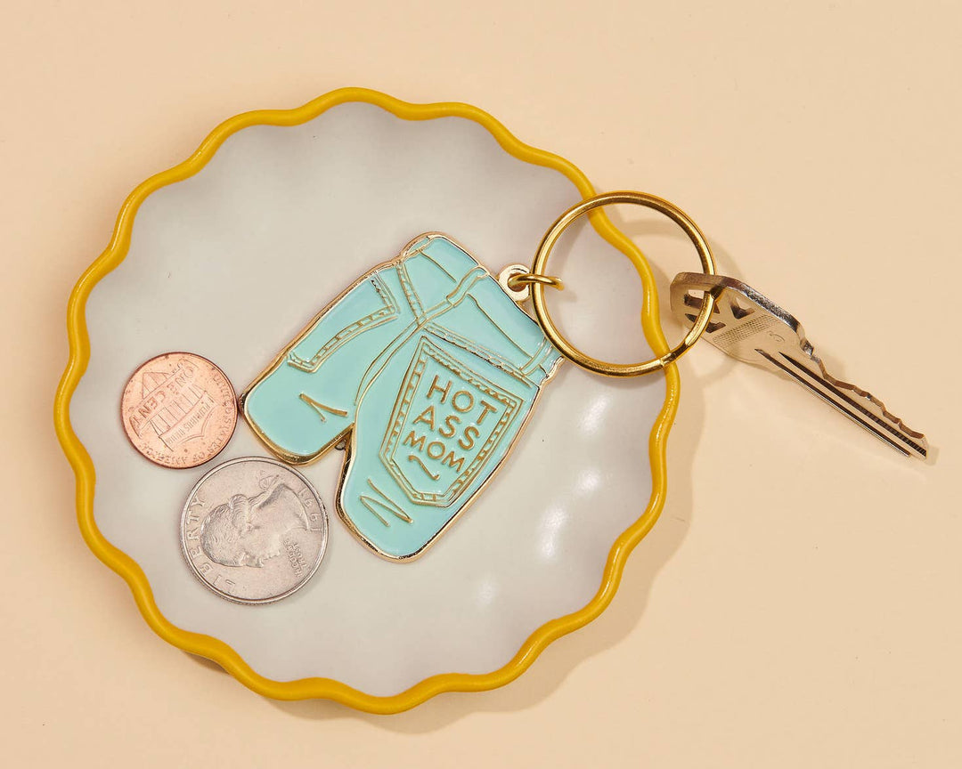 Keychain & Bag Charm-Mom Jeans