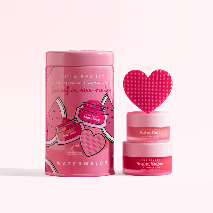 Lip Care Set + Lip Scrubber-Watermelon