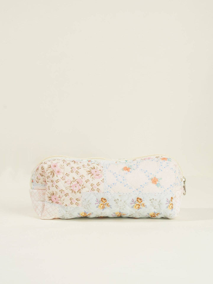 Butterfly Floral Print Puffer Make Up Bag DPB0106