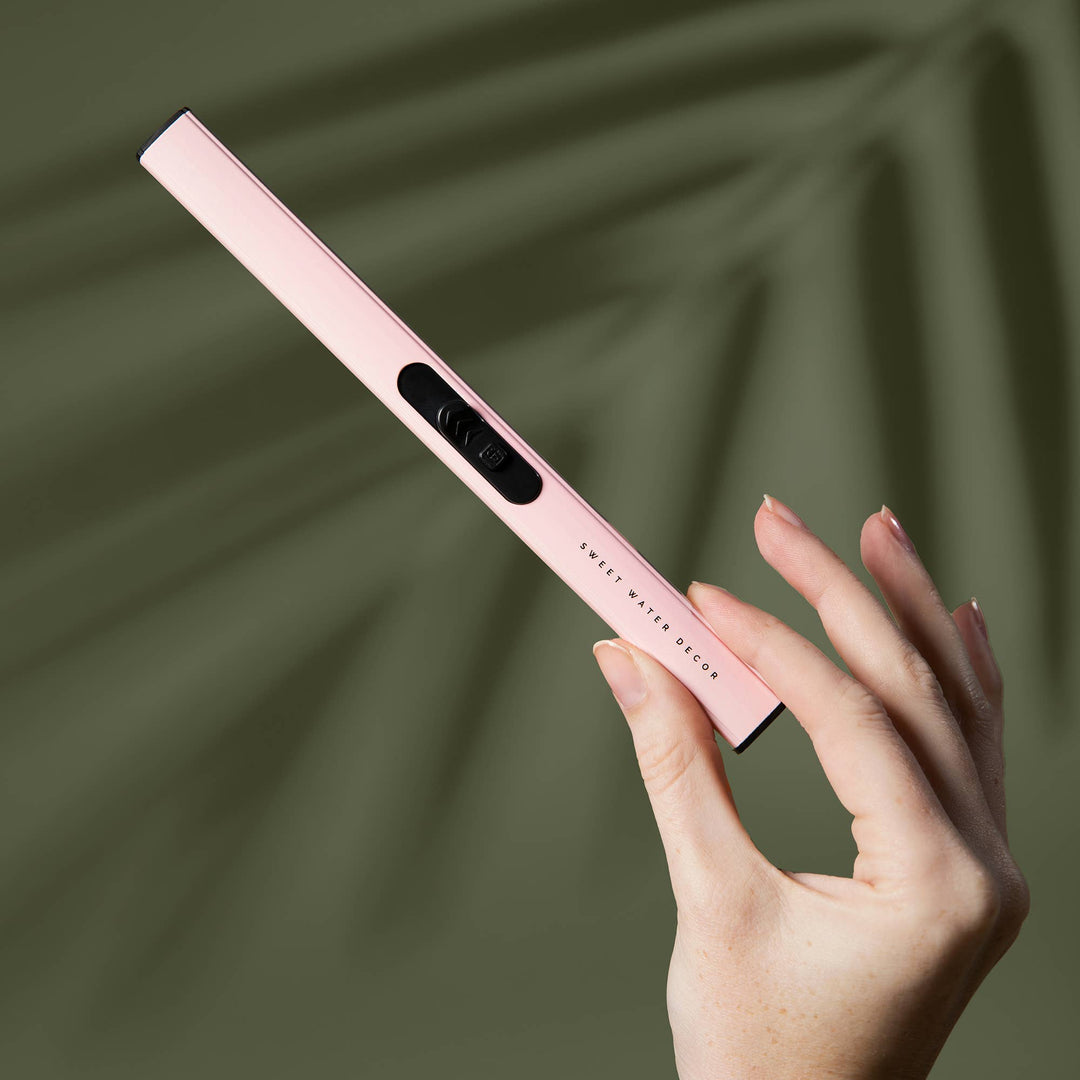 Rechargeable Electric Lighter-Blush Pink
