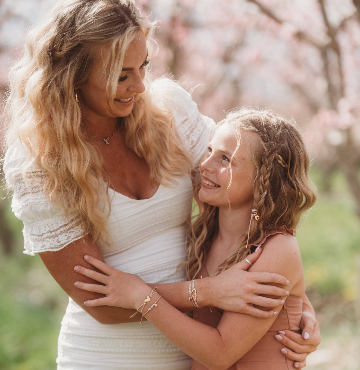 Hair Tie Bracelets-Mother / Daughter