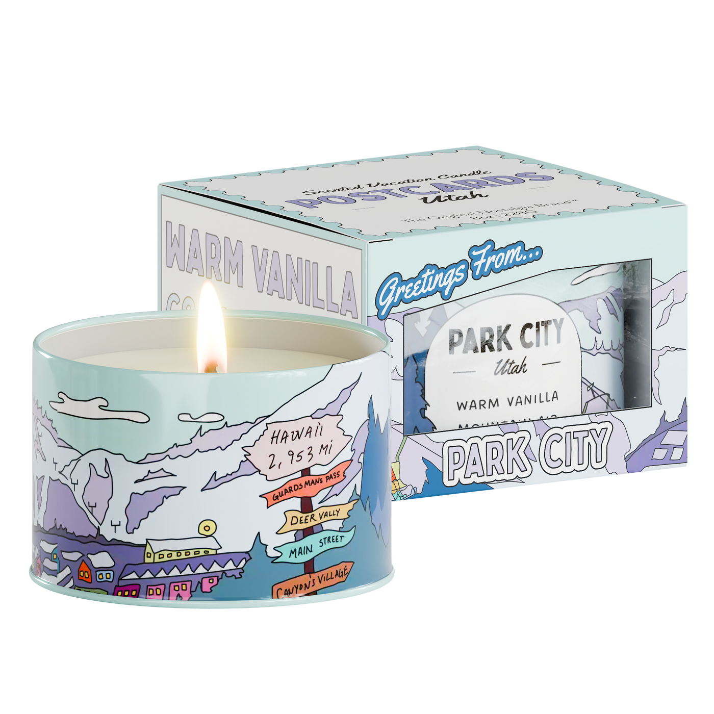 Park City Winter, Utah | Scented Destination Candle