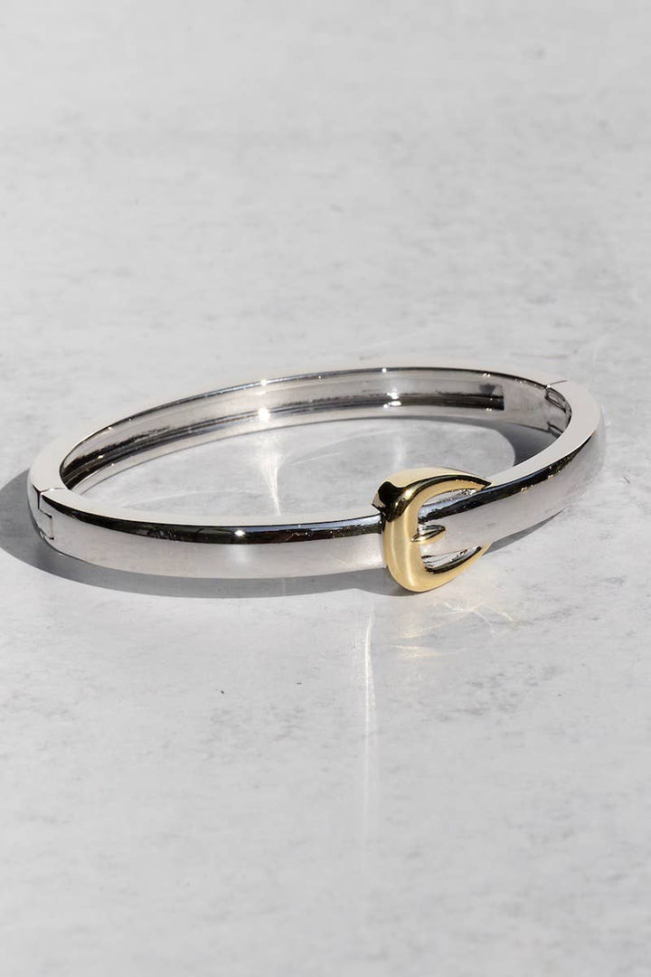 Bangle-Hipster Belt Duo Yellow Gold/Sterling Silver
