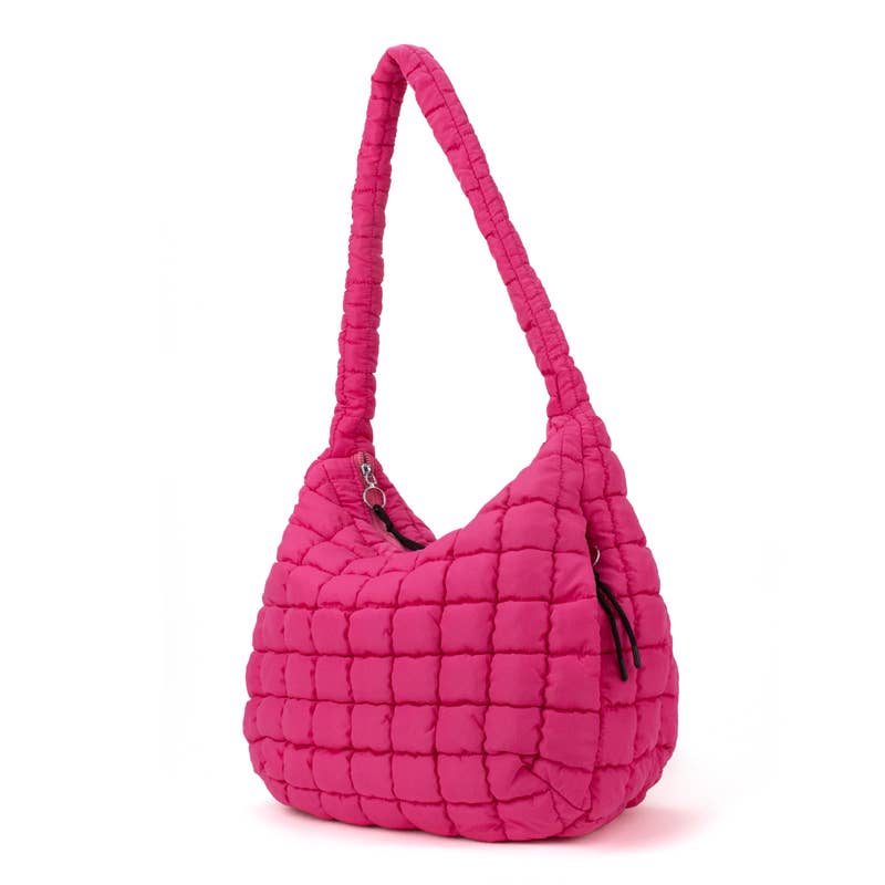 The Ashton | Puffer Hobo Tote | 10 Colors