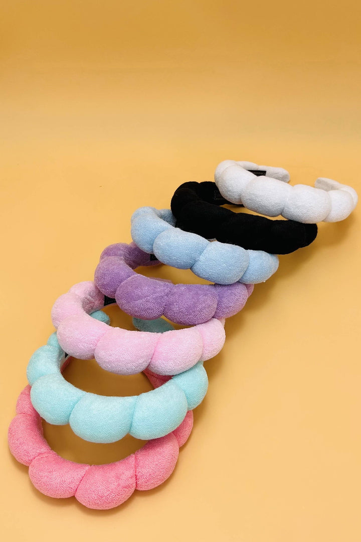 Headband-Puffy Terrycloth Spa