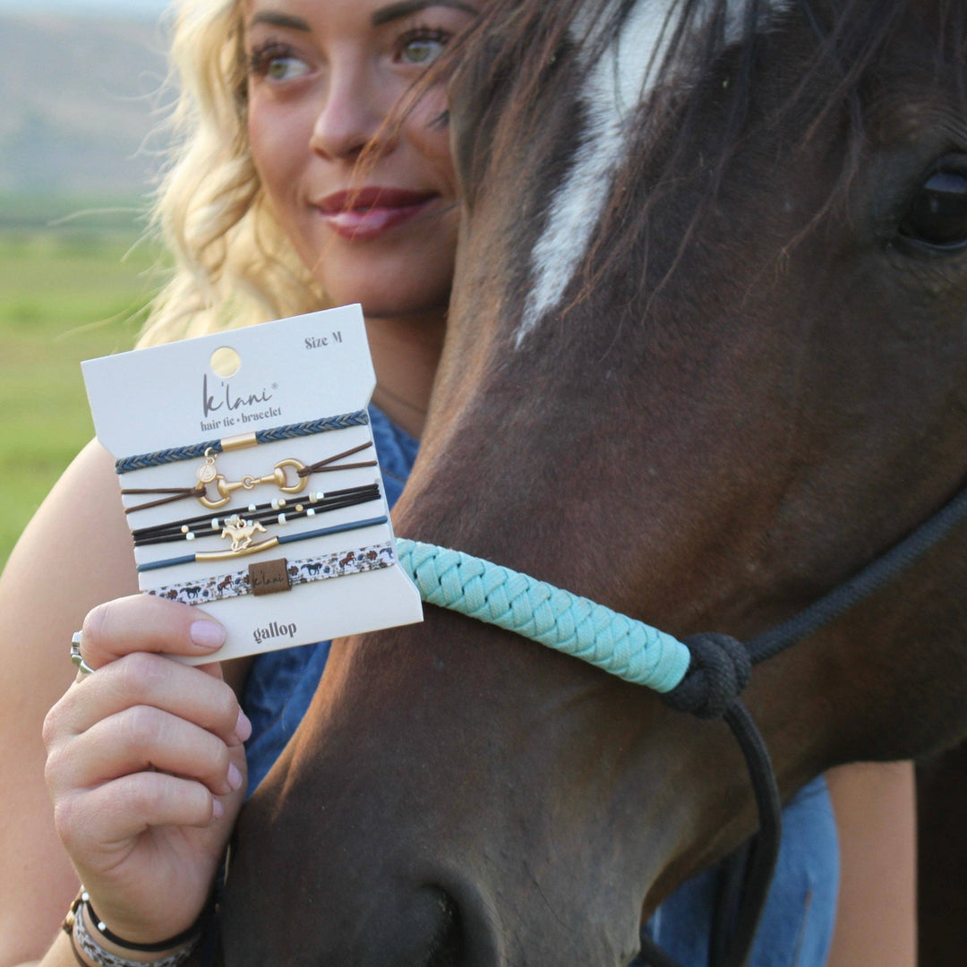 Hair Tie Bracelets-Gallop
