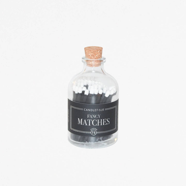 Apothecary Matches-Black & White
