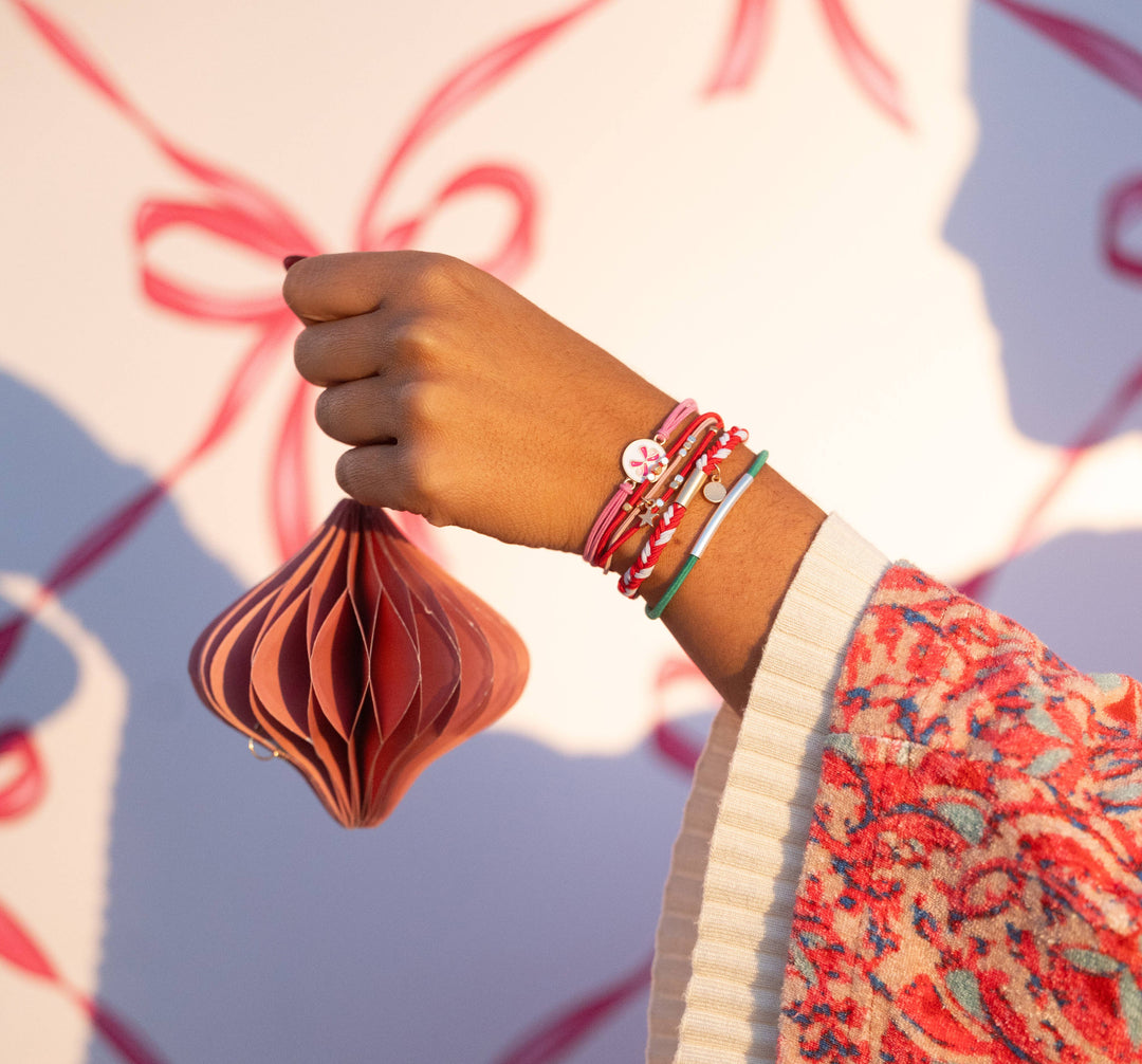 Hair Tie Bracelets-Joy (Holiday)
