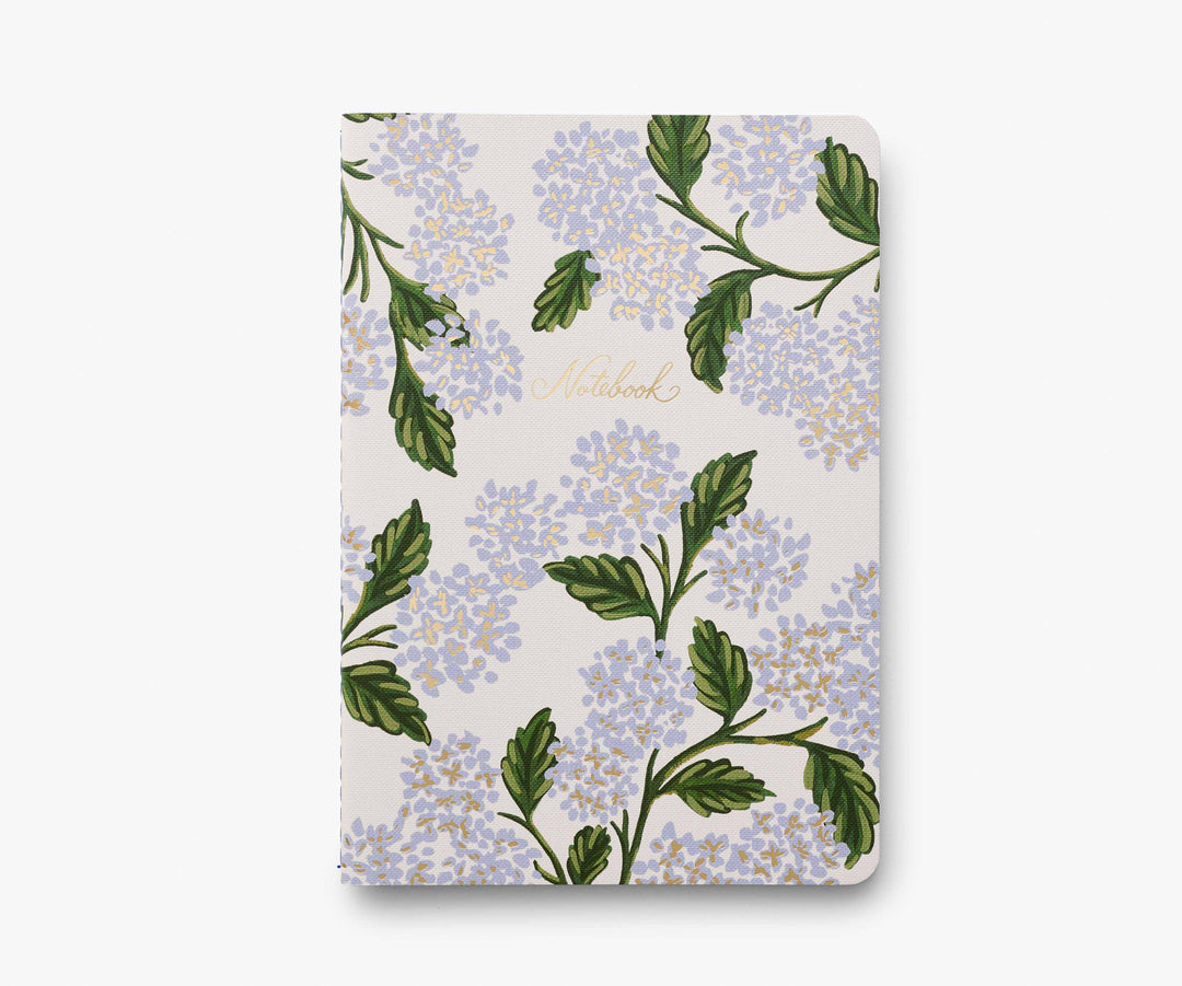 Assorted Set of 3 Hydrangea Notebooks