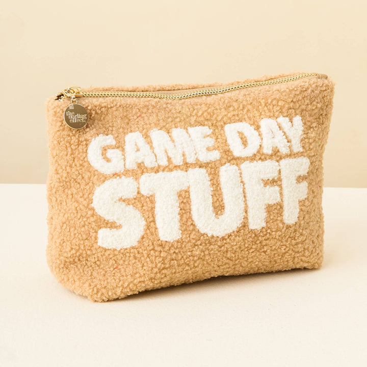 Teddy Pouch-Gameday Stuff: Red