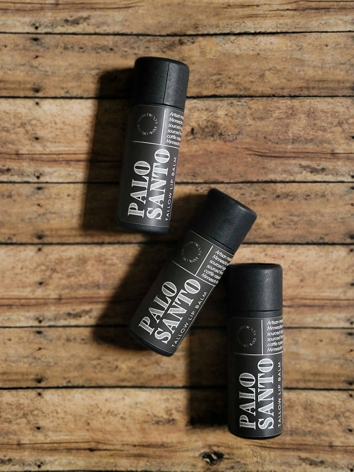 Men's Tallow Lip Balm-Palo Santo .5oz