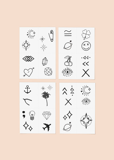 Lil' Tats Temporary Tattoo Pack