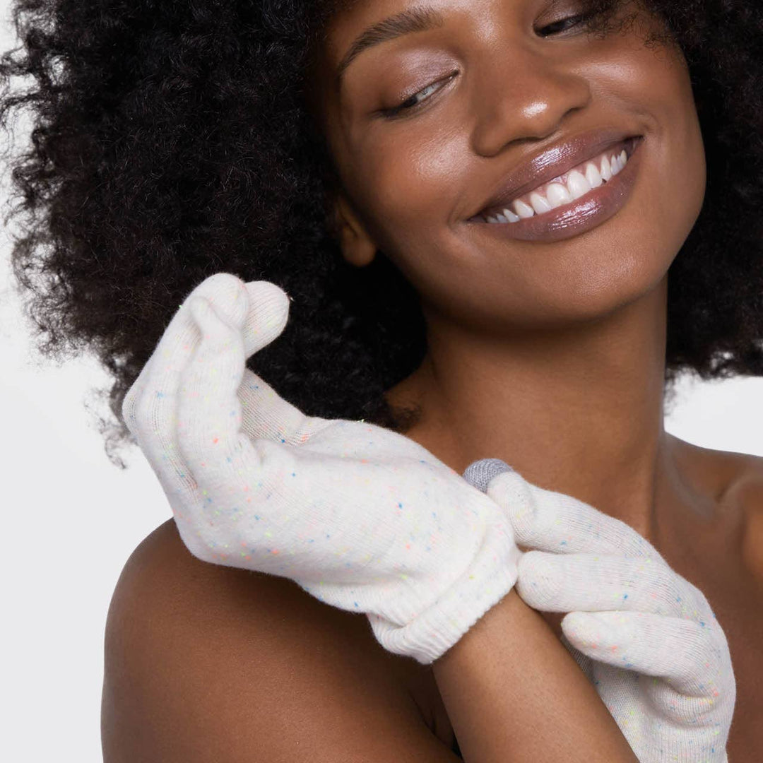 Moisturizing Spa Gloves 1 Pair - Rainbow Speckle