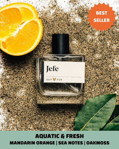 Jefe - Men's Cologne - Mandarin, Sea Notes, Oakmoss 1.7oz