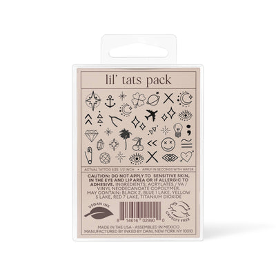 Lil' Tats Temporary Tattoo Pack