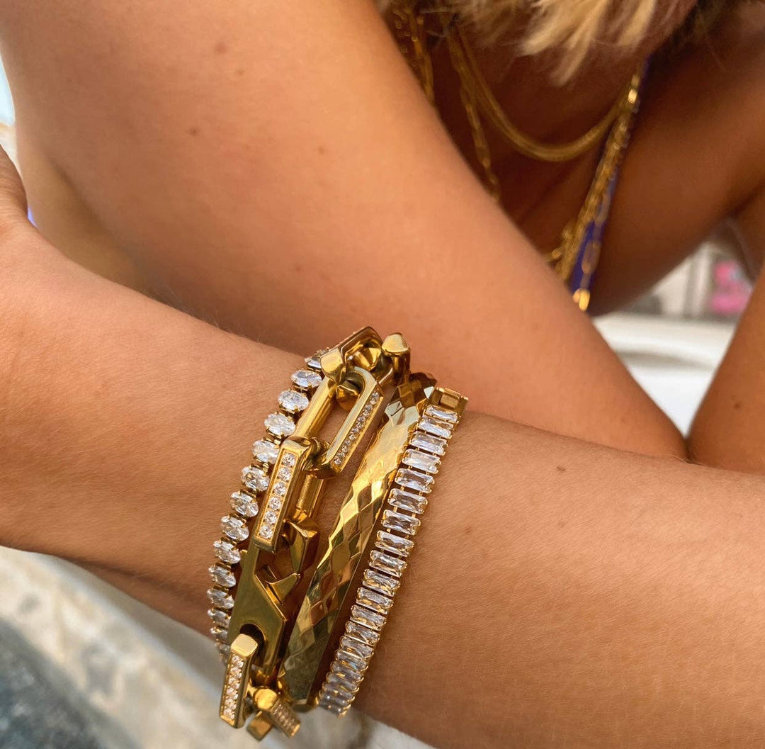 Bracelet-Heirloom Crystal Tennis