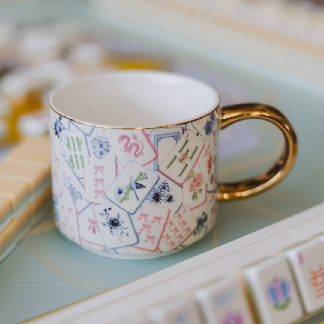 Coffee Mug-Mahjong Tiles