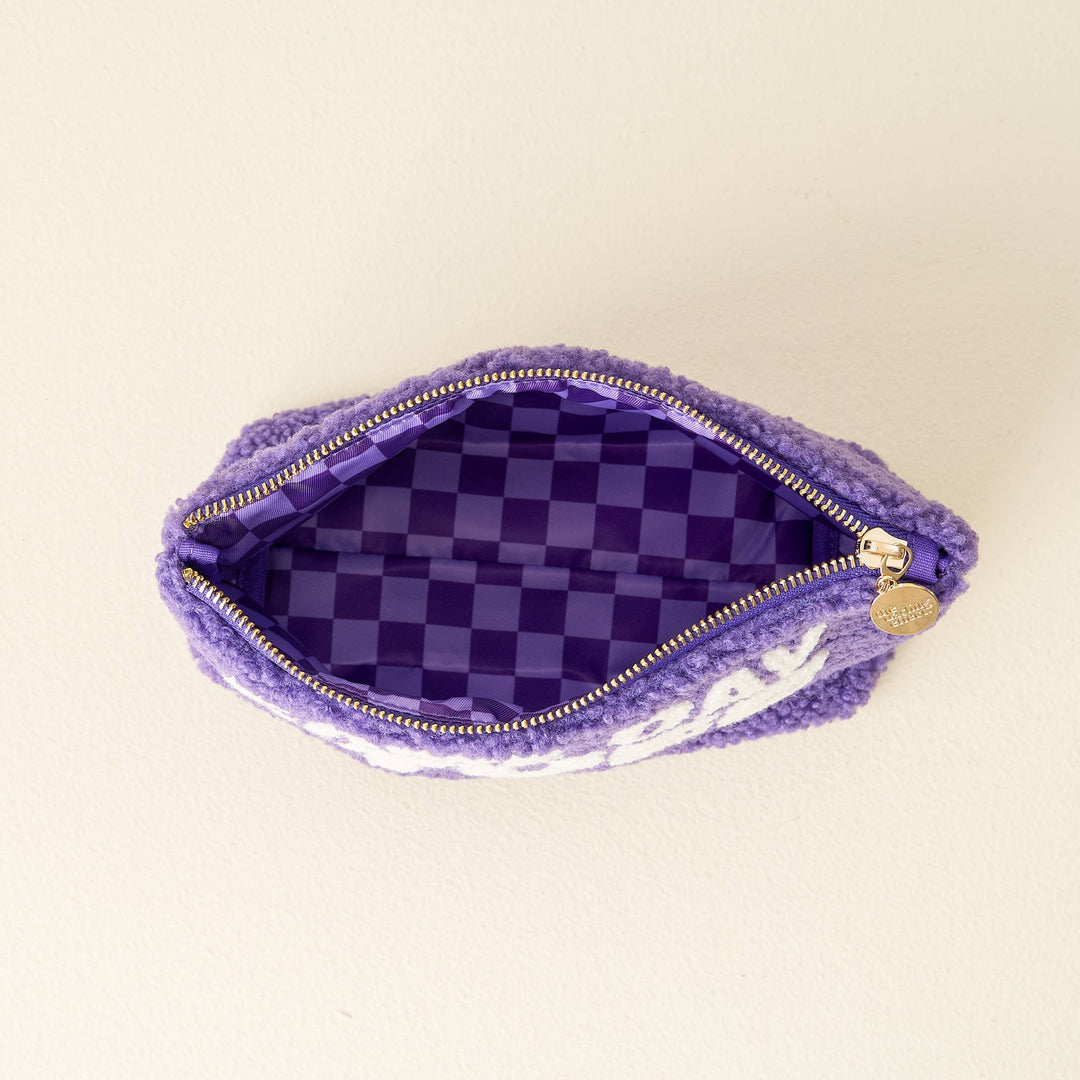 Teddy Pouch-Gameday Stuff: Red