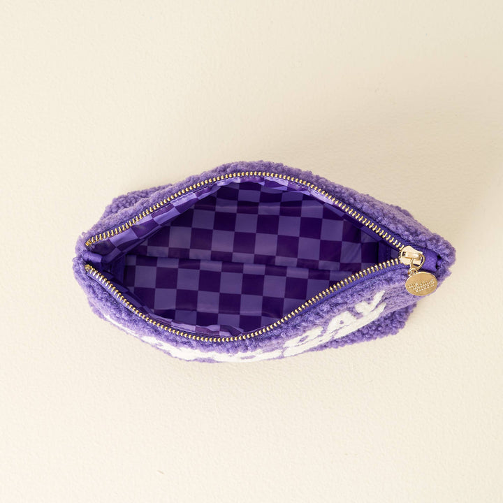 Teddy Pouch-Gameday Stuff: Red