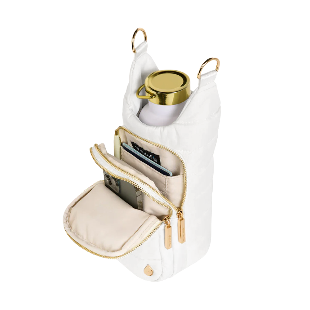 White HydroBag® with Tennis Embroidery