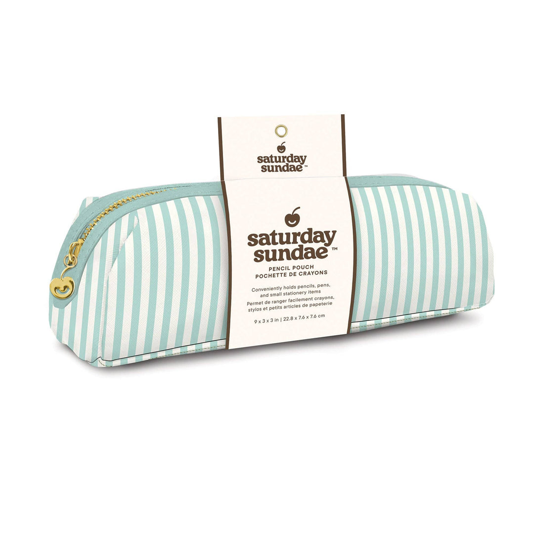 Pencil Pouch-Mint Chip Milkshake