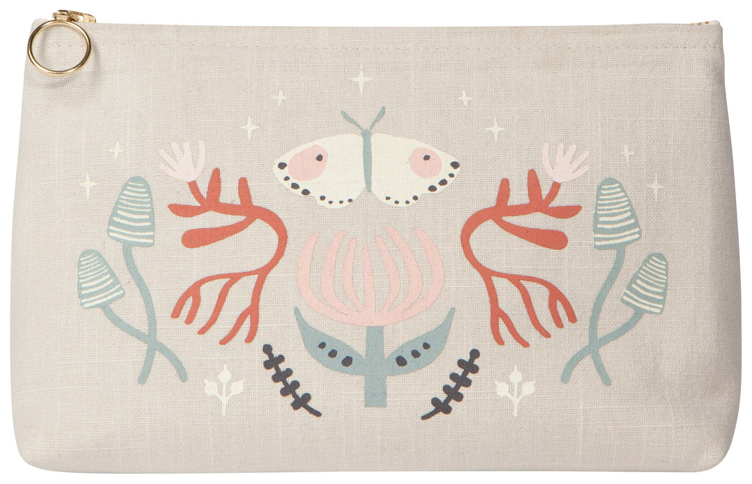 Cotton Cosmetic Bag Small-Far And Away