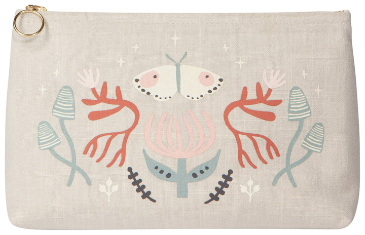 Cotton Cosmetic Bag Small-Far And Away