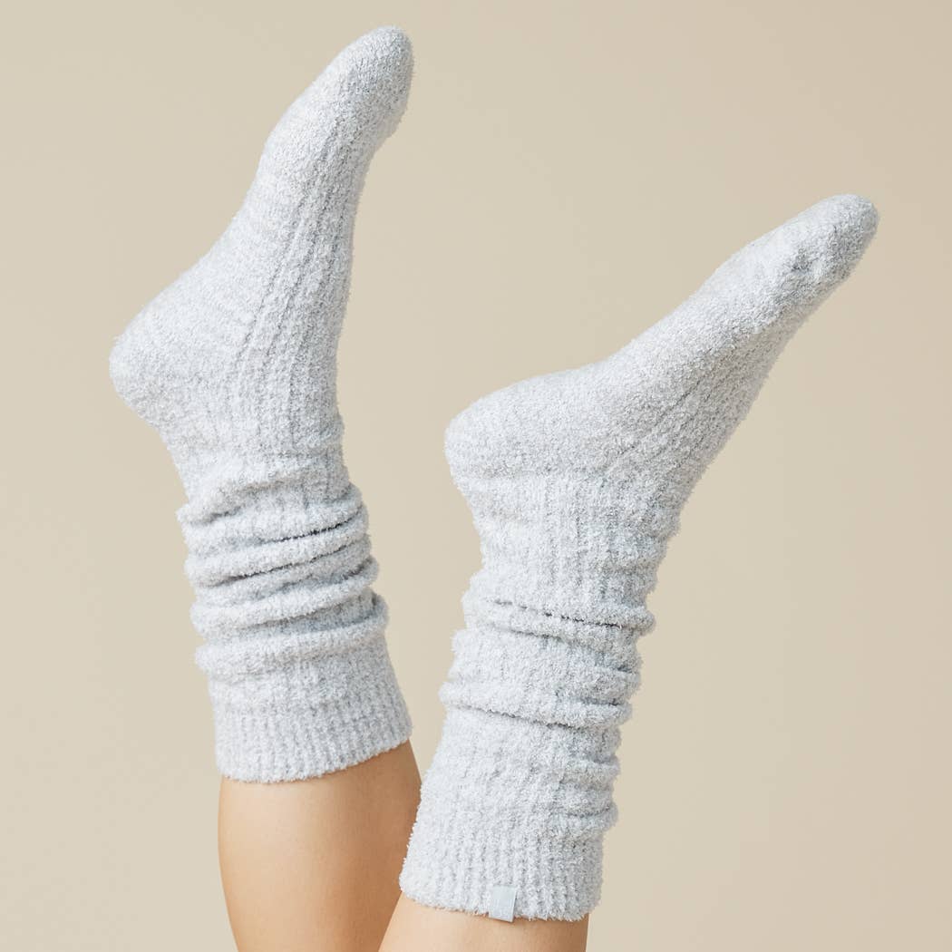 Women's Slouchy Fuzzy Socks with Non-Slip Grippers