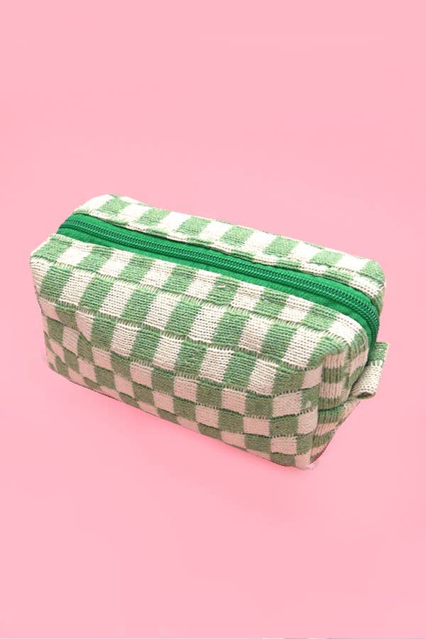 Cosmetic Pouch-Checker Makeup