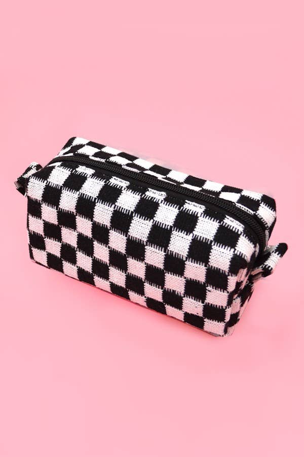 Cosmetic Pouch-Checker Makeup