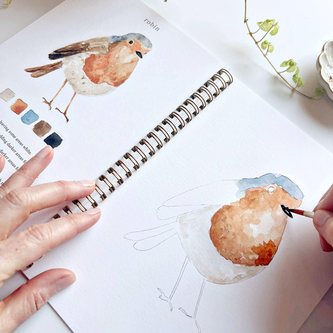 Watercolor Workbook-Birds