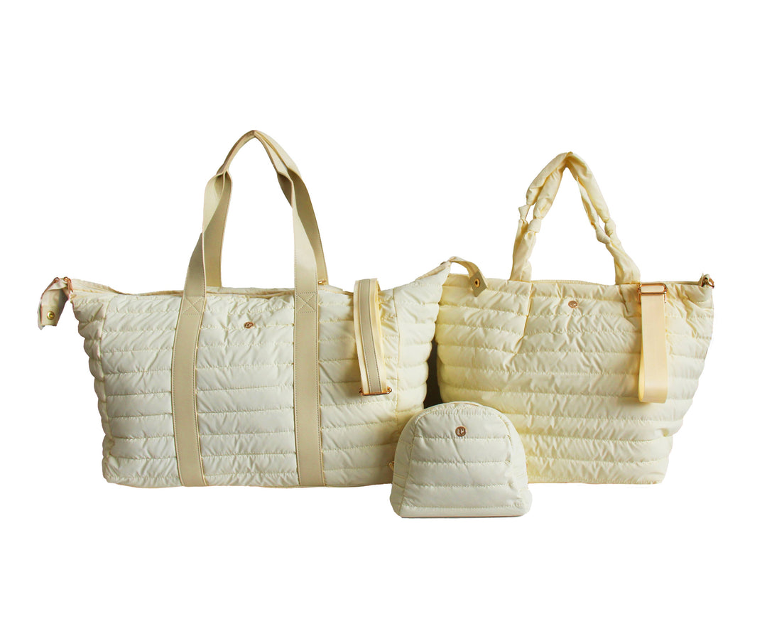 Irene Cosmetic Puffer Bag Lemonade