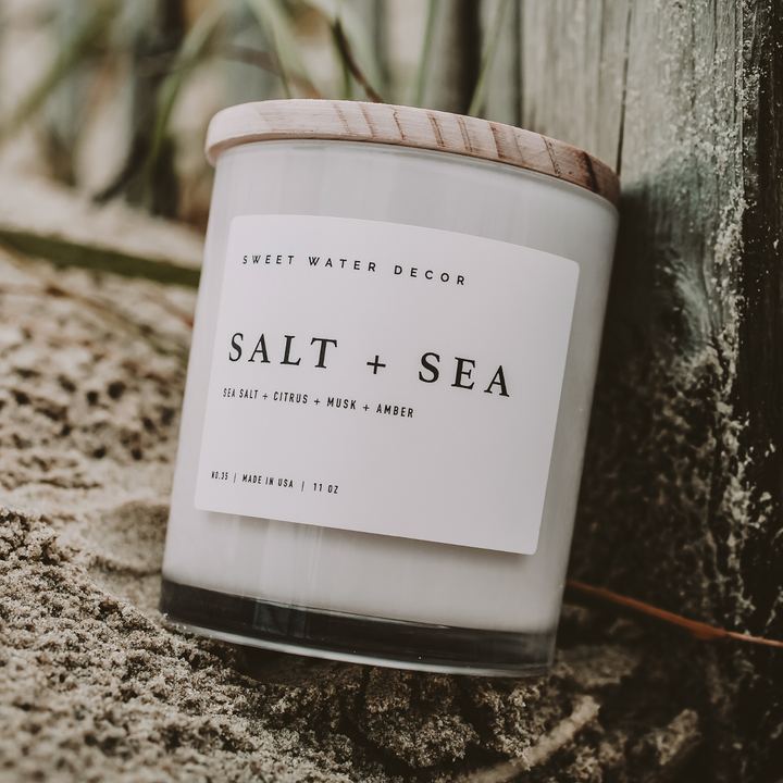 Soy Candle 11oz-Salt & Sea