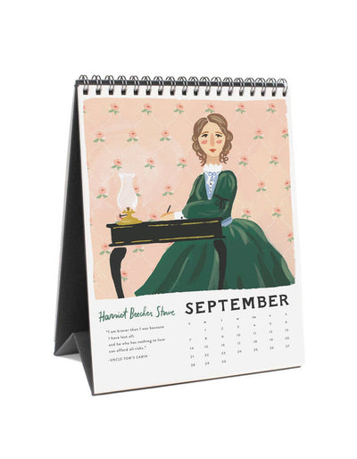 Ladies of Literature 2025 Desk Calendar