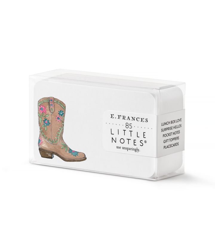 Little Notes®-Cowboy Boot Boxed Set of 85 Mini Notes