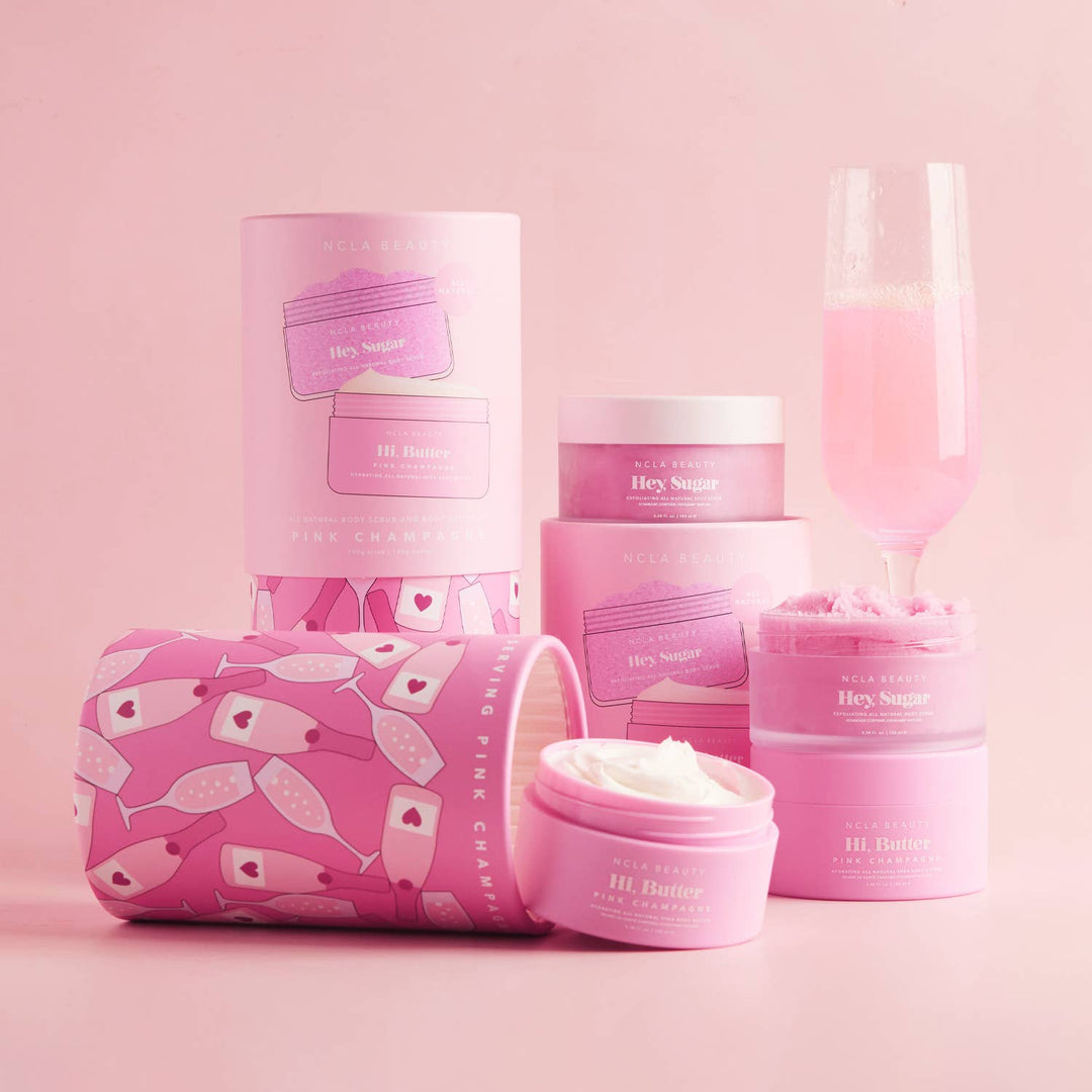 Body Scrub + Body Butter Set-Pink Champagne