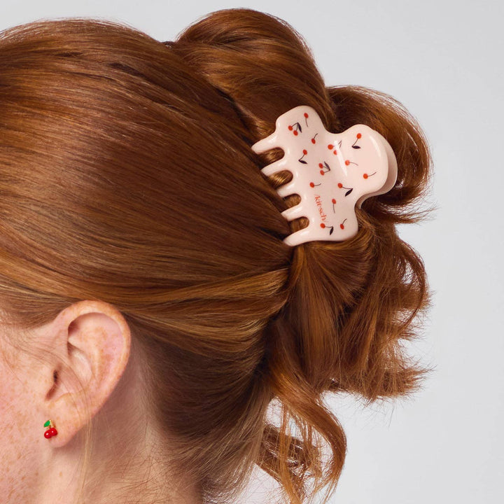 Recycled Plastic Medium Cloud Clip-Cherry Print