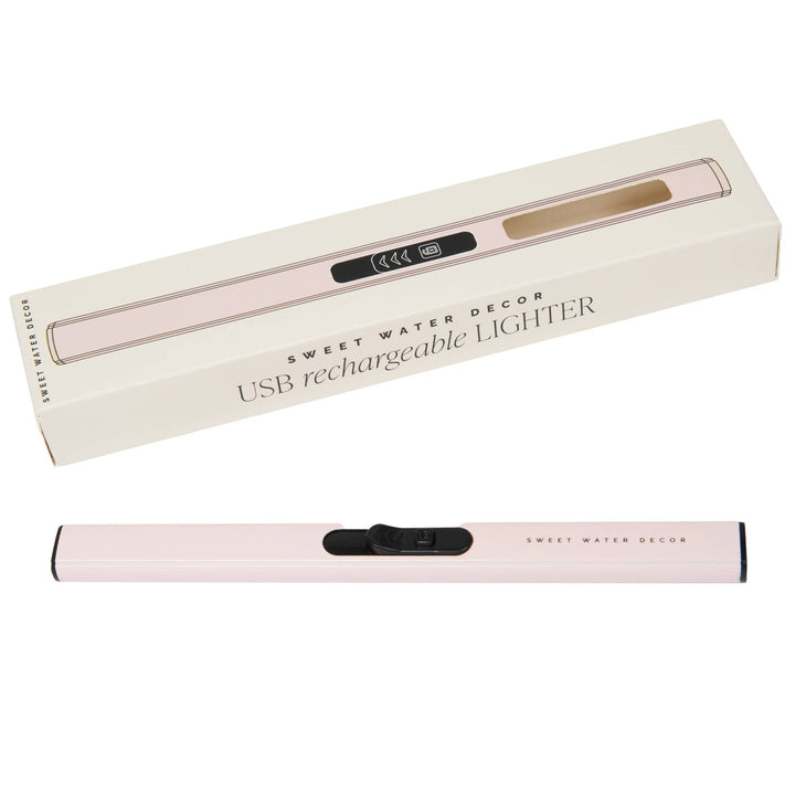 Rechargeable Electric Lighter-Blush Pink