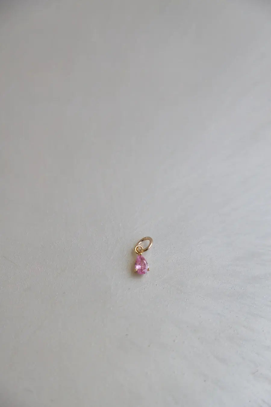 Charm-Birthstone Teardrop