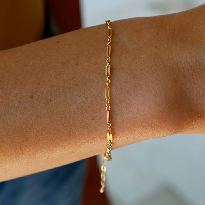 B1083 Gold Bracelet-Dapper Chain