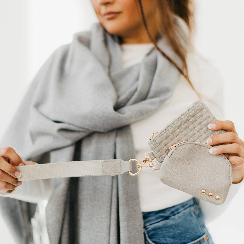 Wristlet-Wonderlust Woven Dual Pouch