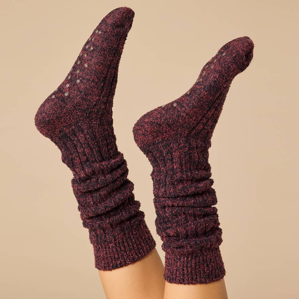 Women's Slouchy Fuzzy Socks with Non-Slip Grippers