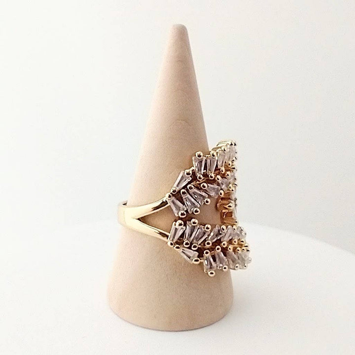 Vintage Style Diamond Ring, Costume Ring