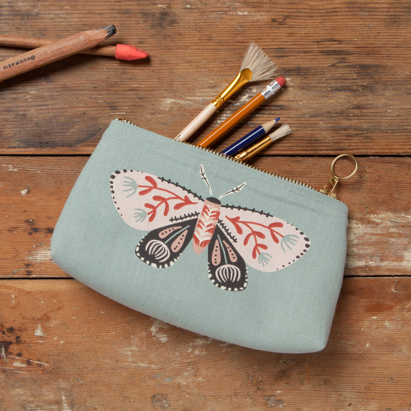 Danica Studio Far And Away Cotton Cosmetic Pencil Bag