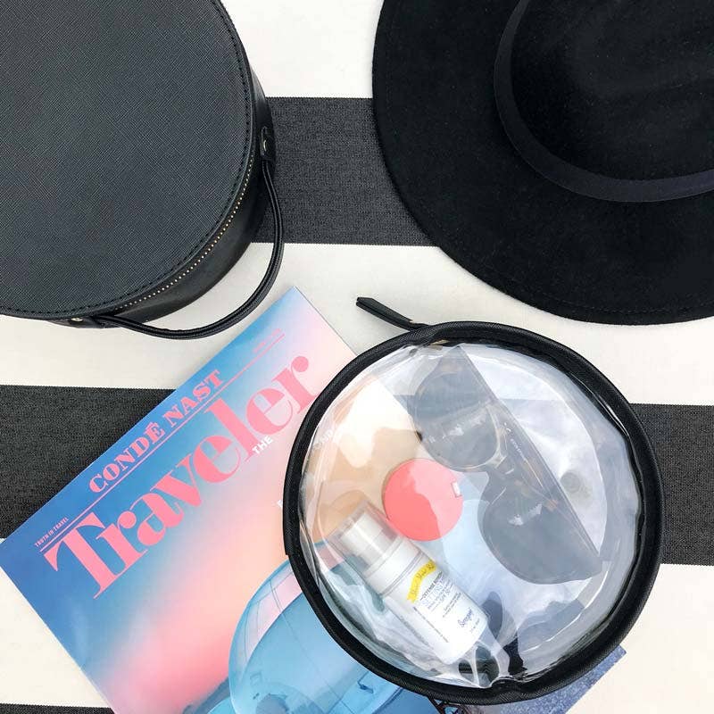 Nomad Round Travel Case-Preto Black